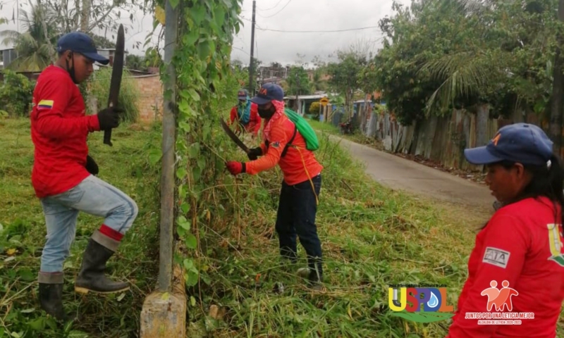 PODA Y LIMPIEZA ESCENARIOS DEPORTIVOS BARRIO SAN MARTIN